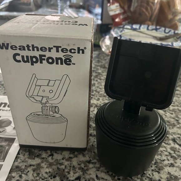CupFone Black Phone Holder - Picture 1 of 3